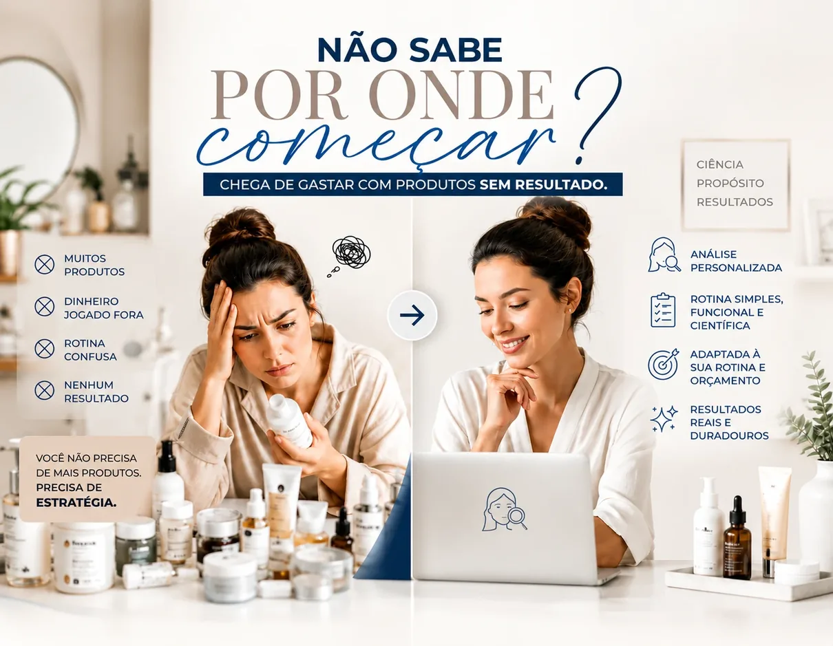 Ciência e natureza — consultoria de skincare regenerativo